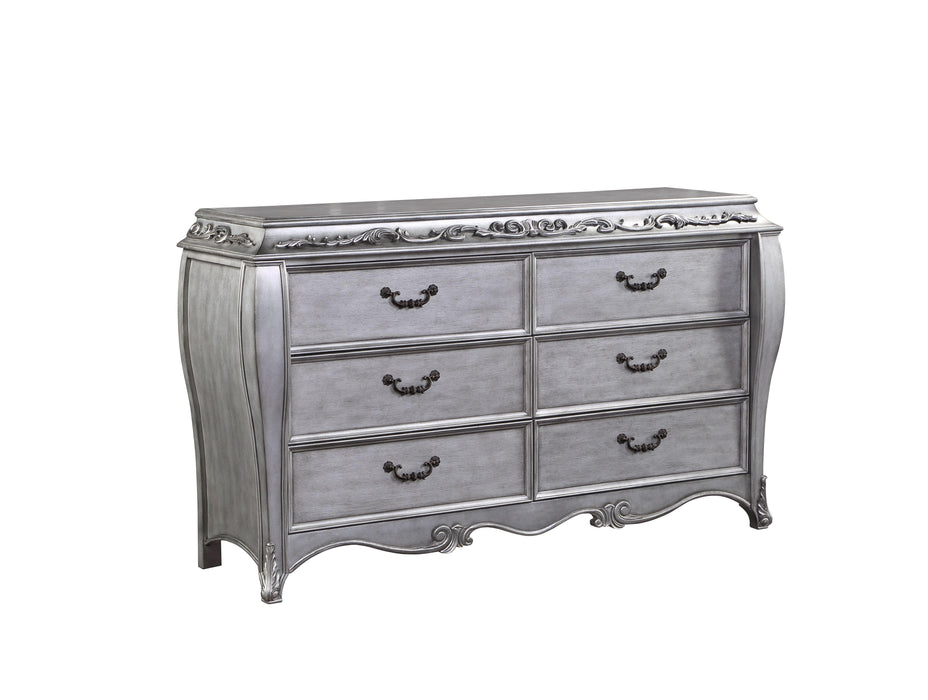 Leonora Vintage Platinum Dresser (Jewelry Tray) image