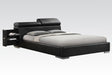 Acme Manjot Queen Upholstered Bed in Black 20750Q image